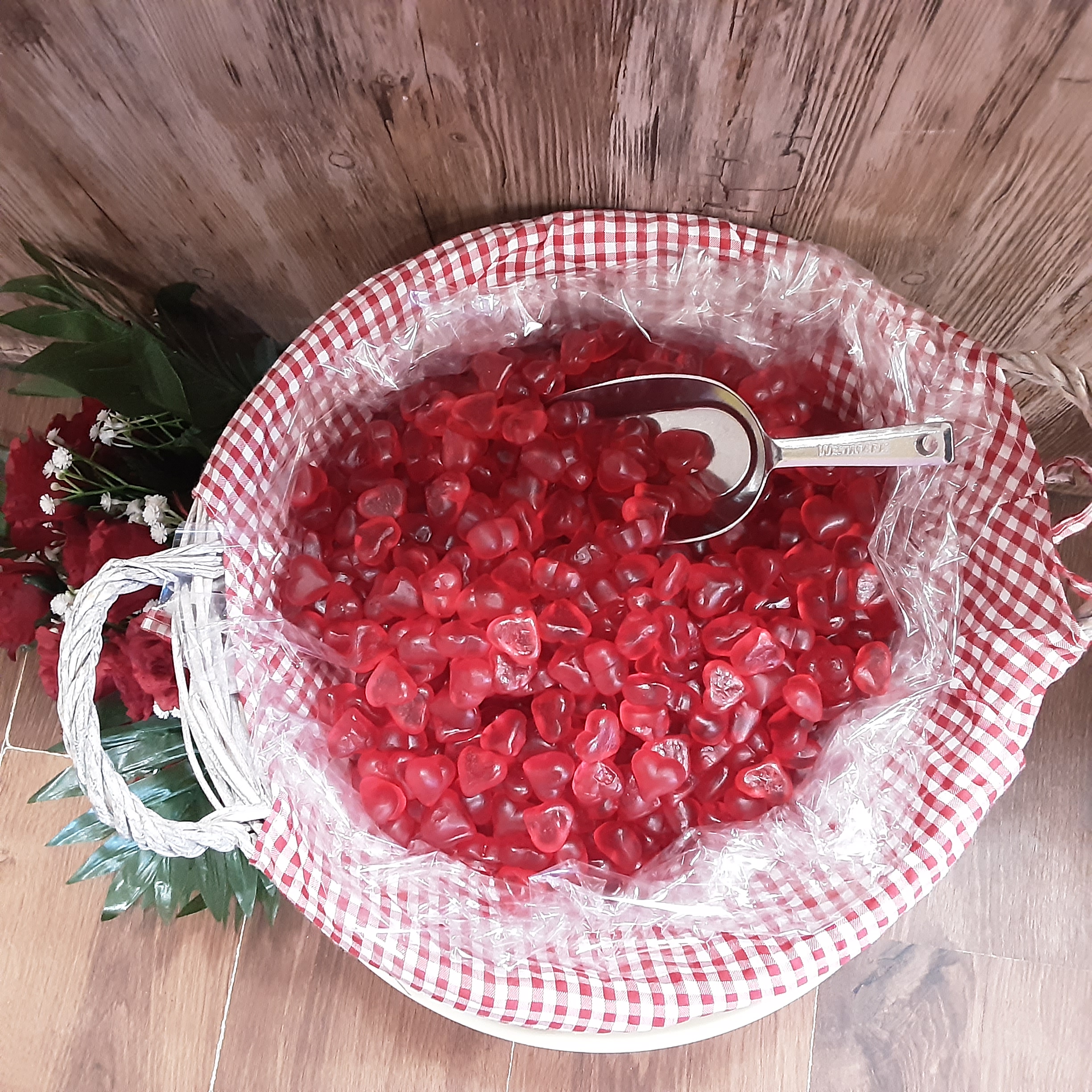 Zoete mini gom hartjes